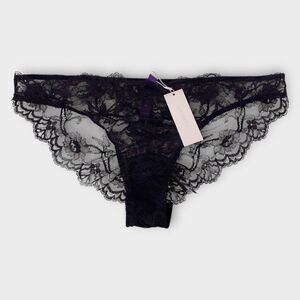 Journelle Anais Bikini Black Lace Women's Size XL NWT